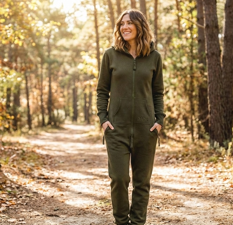 Jungle Green Jumpsuit Dunkelgrün moniz.de